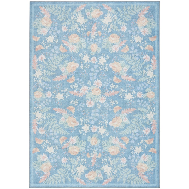 Nourison Botanical Washables Indoor only Floral Patterned Area Rug