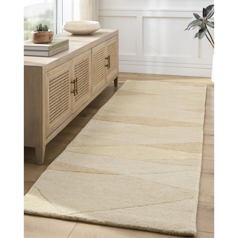 Livabliss Forum Mid-Century Abstract Area Rug - 8' x 11' - Brown - Rectangle