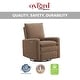 preview thumbnail 8 of 27, Oxford Baby Uptown Power Upholstered Glider Recliner, GreenGuard Gold Certified, 270° Swivel for Nursery & Living Room