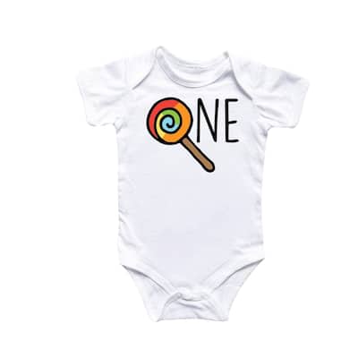 Candy Lolipop Sweet One - Baby Boy Girl Clothes Infant Bodysuit Funny Cute Newborn
