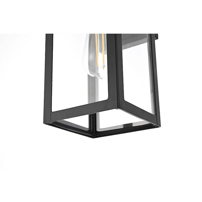 Lachlan 13 inch Outdoor Wall sconce in Black - 13"