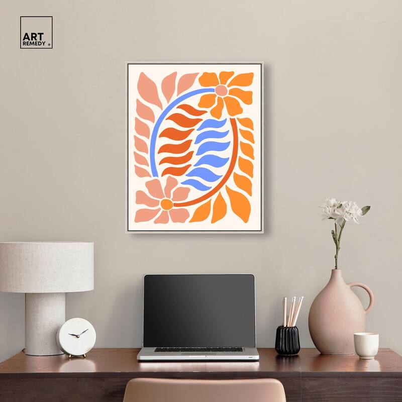 Floral Vine II Canvas by Art Remedy