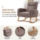 preview thumbnail 68 of 105, HOMYKA Rocking Chair for Nursery with Footrest