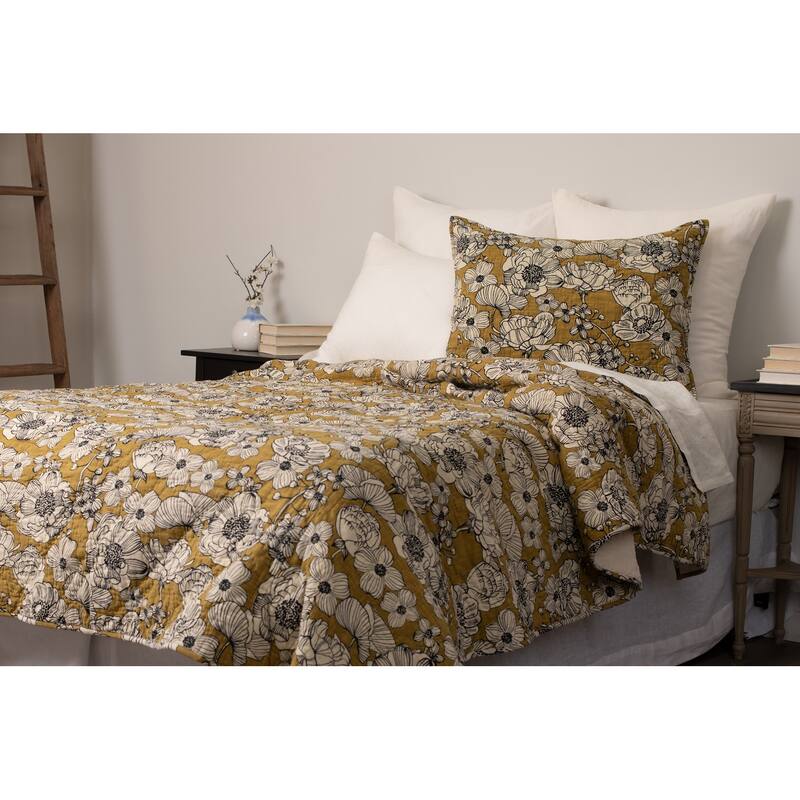 Hinsley Sham, Ochre, Standard Sham