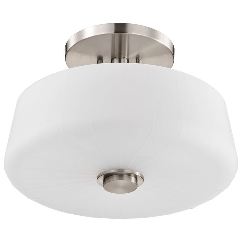 Nuvo Lighting 60/8229 Lune 3 Light 16" Wide Semi-Flush Ceiling Fixture