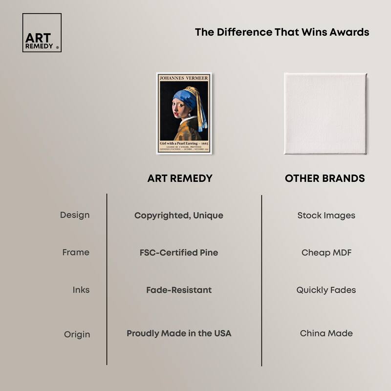 Girl with a Pearl Earring Canvas by Art Remedy
