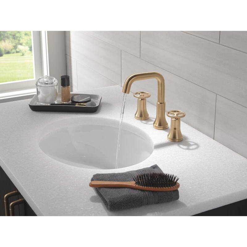 Delta 35547-MPU-DST Trinsic 1.2 GPM Widespread Bathroom Faucet with - Champagne Bronze