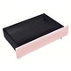 preview thumbnail 16 of 14, Queen Size Upholstered Platform Bed with Padded Headboard and Two Storage Drawers