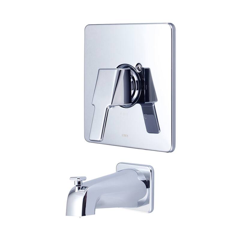 Pioneer Faucets i3 Wall Mounted Tub Filler - Polished Chrome - Polished Chrome