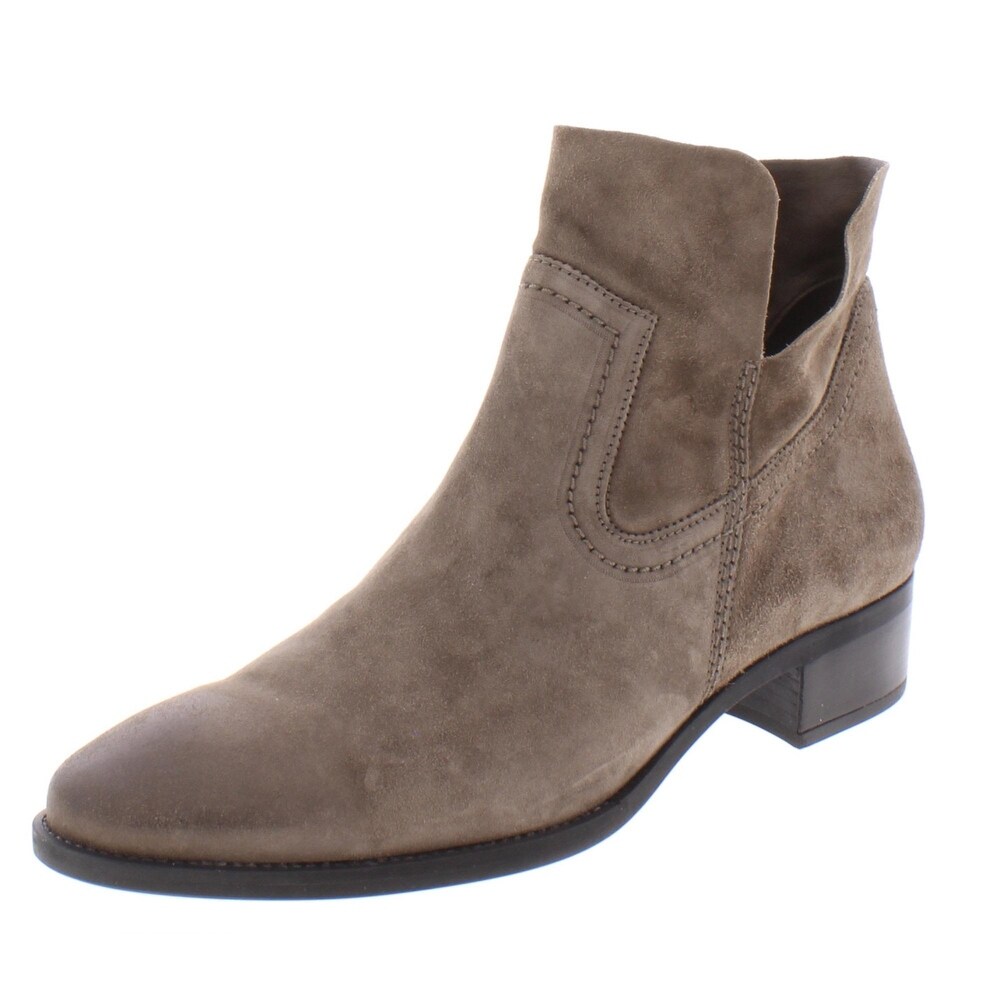 paul green ankle boots cognac
