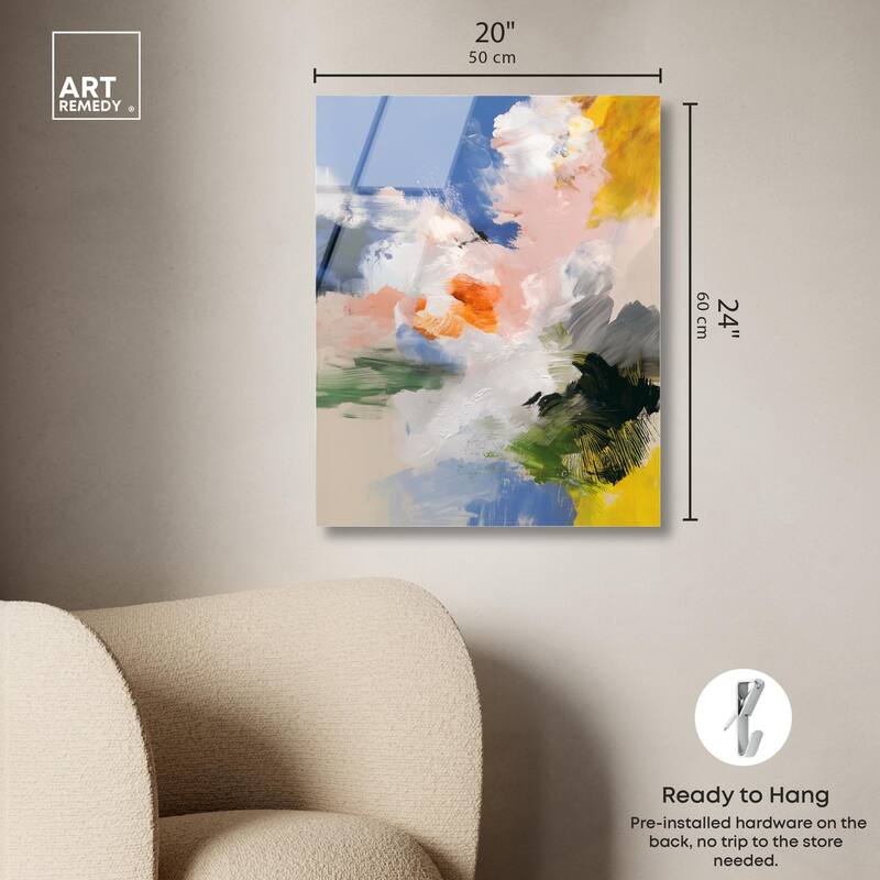 Clouds and Color I Acrylic by Art Remedy, Ready to Hang
