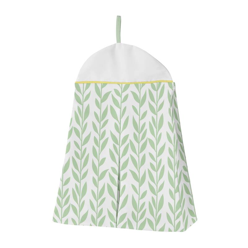 Sweet Jojo Designs Yellow Green and White Boho Floral Sunflower Girl 4-pc Nursery Crib Bedding Set - Farmhouse Watercolor Flower