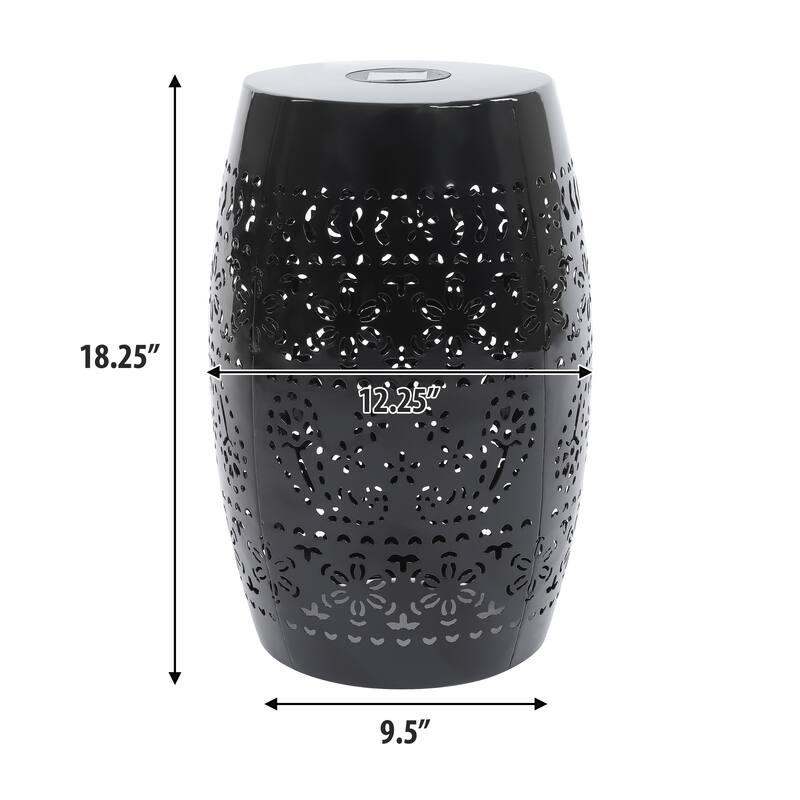 Solar Illuminated Garden Table - Energy Efficient Outdoor Centerpiece With Floral Night Lighting‌