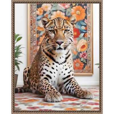 Summer Home by Uma Gokhale Framed Canvas Wall Art