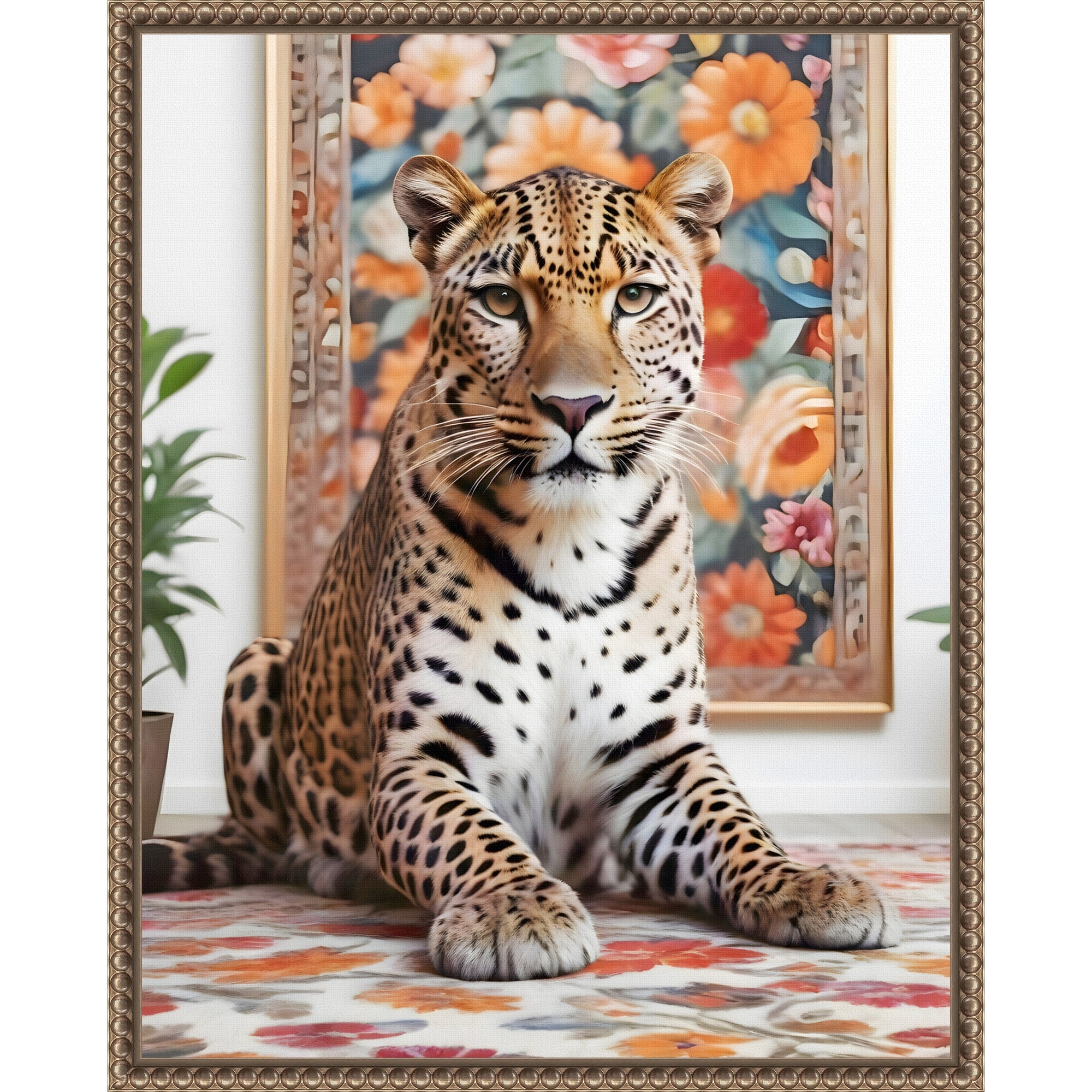 Summer Home by Uma Gokhale Framed Canvas Wall Art