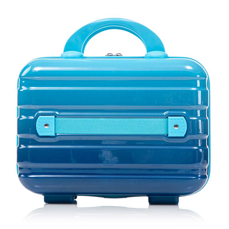 14In 20In 2 pcs in PC Spinner Wheel Luggage, Carry on Suitcase, With Gradient Color and Combination Lock