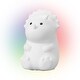 preview thumbnail 2 of 8, Terry Triceratops White Silicone Night Light Lamp - one size