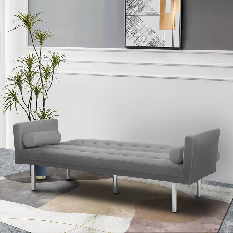 Futon Sofa Bed, Convertible Futon Couch Bed, Loveseat Sleeper Sofa, Daybed for Living Room, Apartment, Office