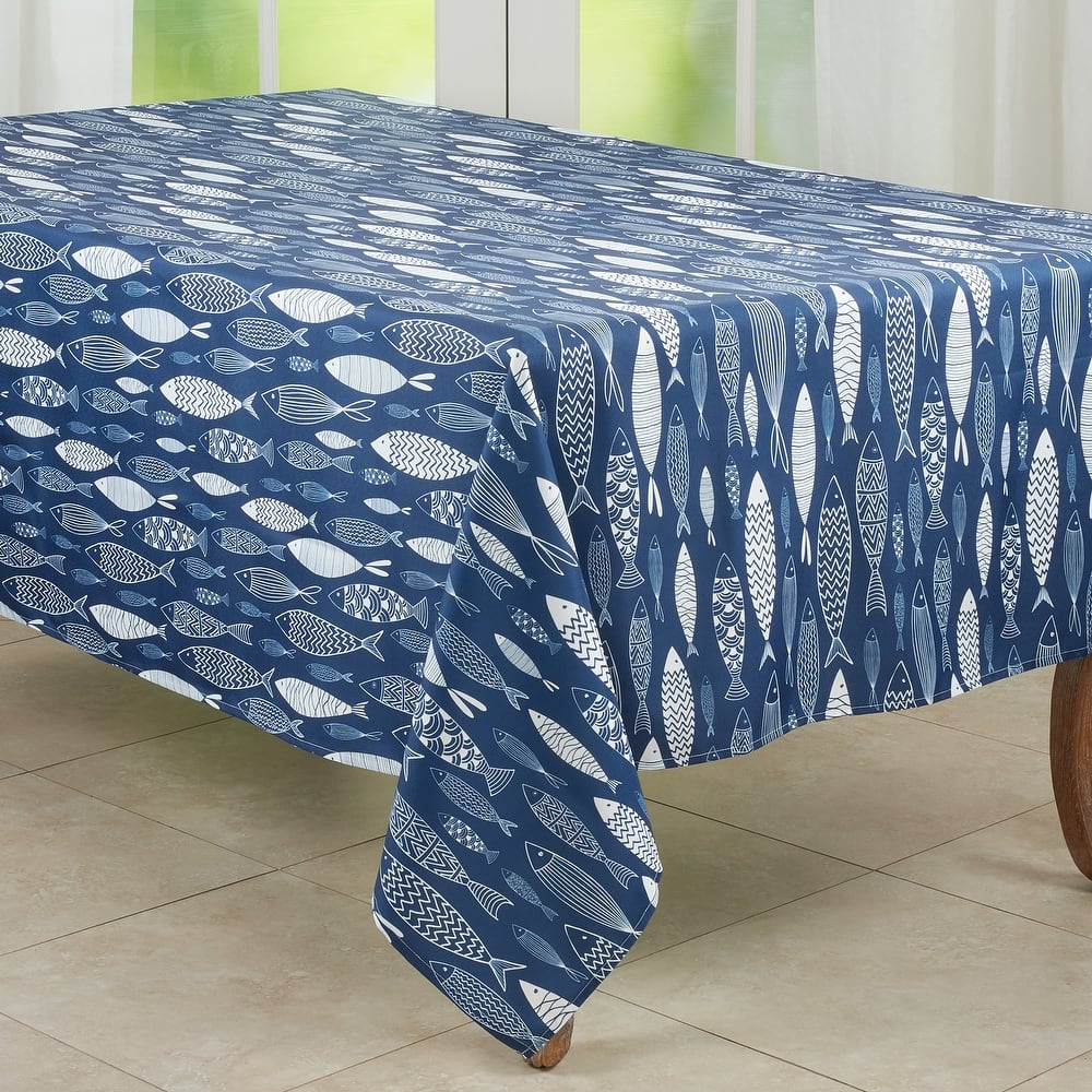Tablecloth With Fish Design