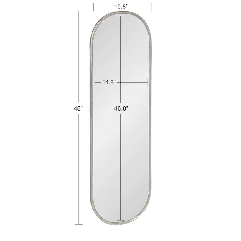 Kate and Laurel Caskill Capsule Framed Wall Mirror