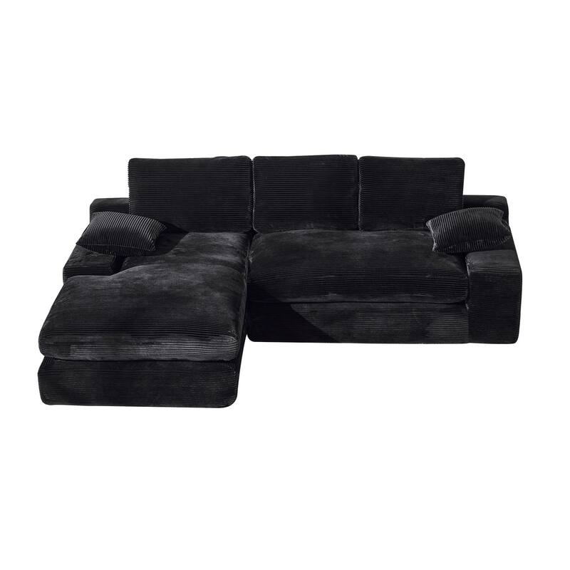 99x69" Modular Sofa,L-Shape Sleeper Couch,Modern Living Room Furniture