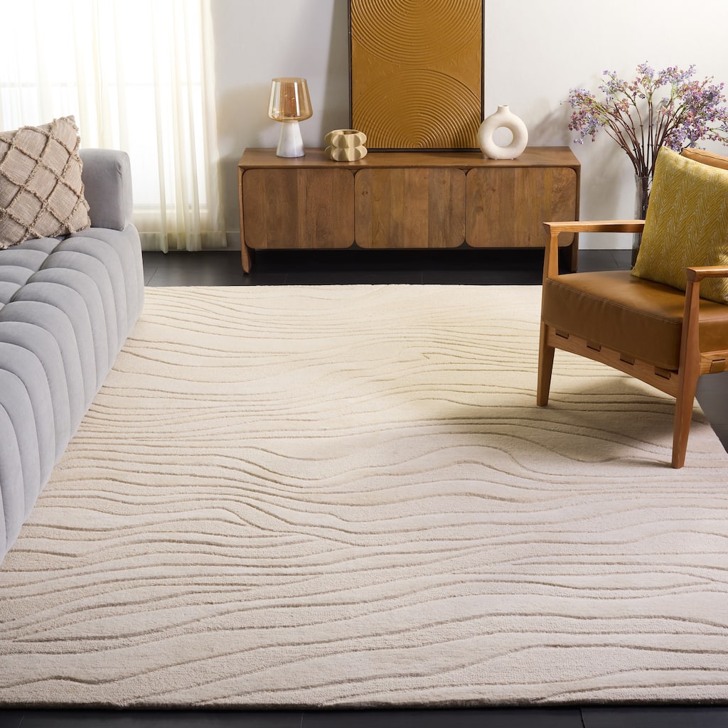 SAFAVIEH Handmade Rodeo Drive Jayde Mid-Century Modern Wool Rug