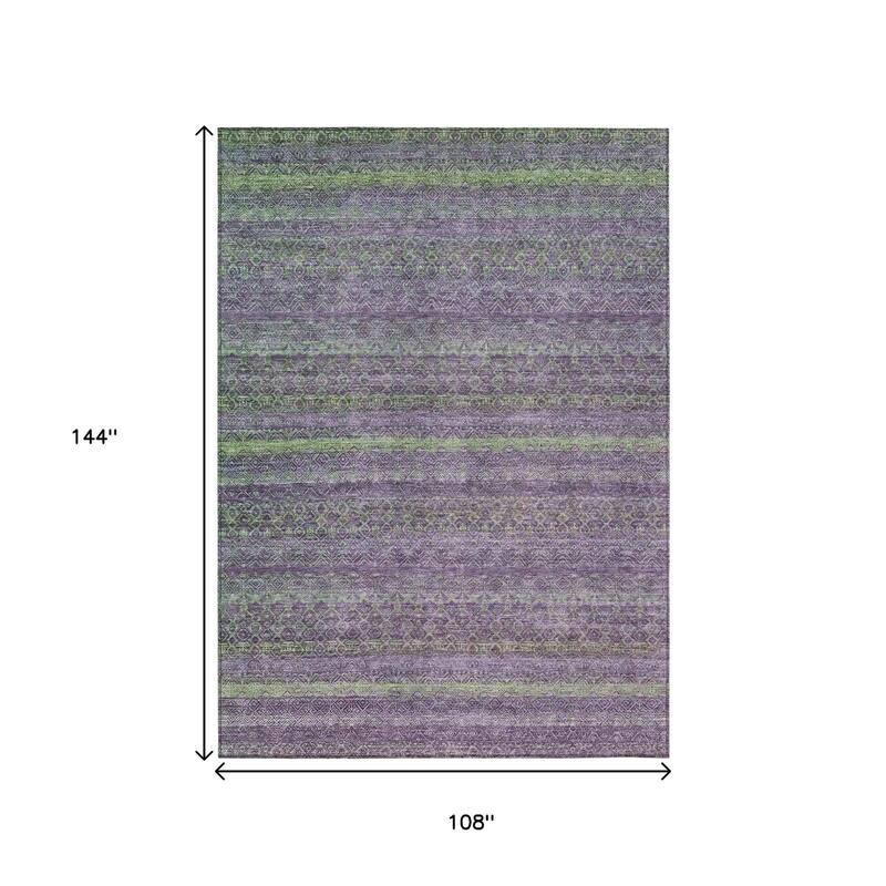 HomeRoots Striped Transitional Rectangle Outdoor Rug