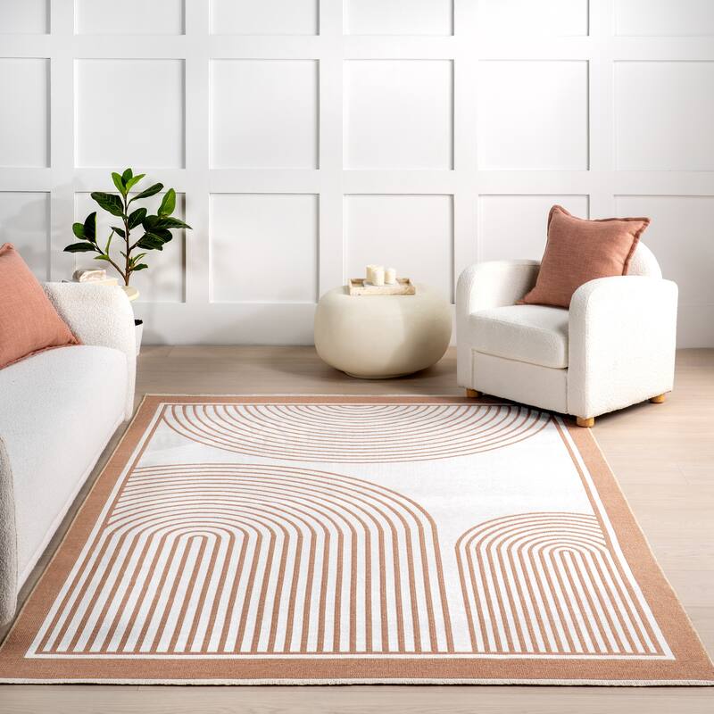 Nuloom Malayah SuperiorWash Geometric Reversible Area Rug