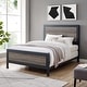 preview thumbnail 3 of 13, Middlebrook Santos Rustic Metal Queen Panel Bed