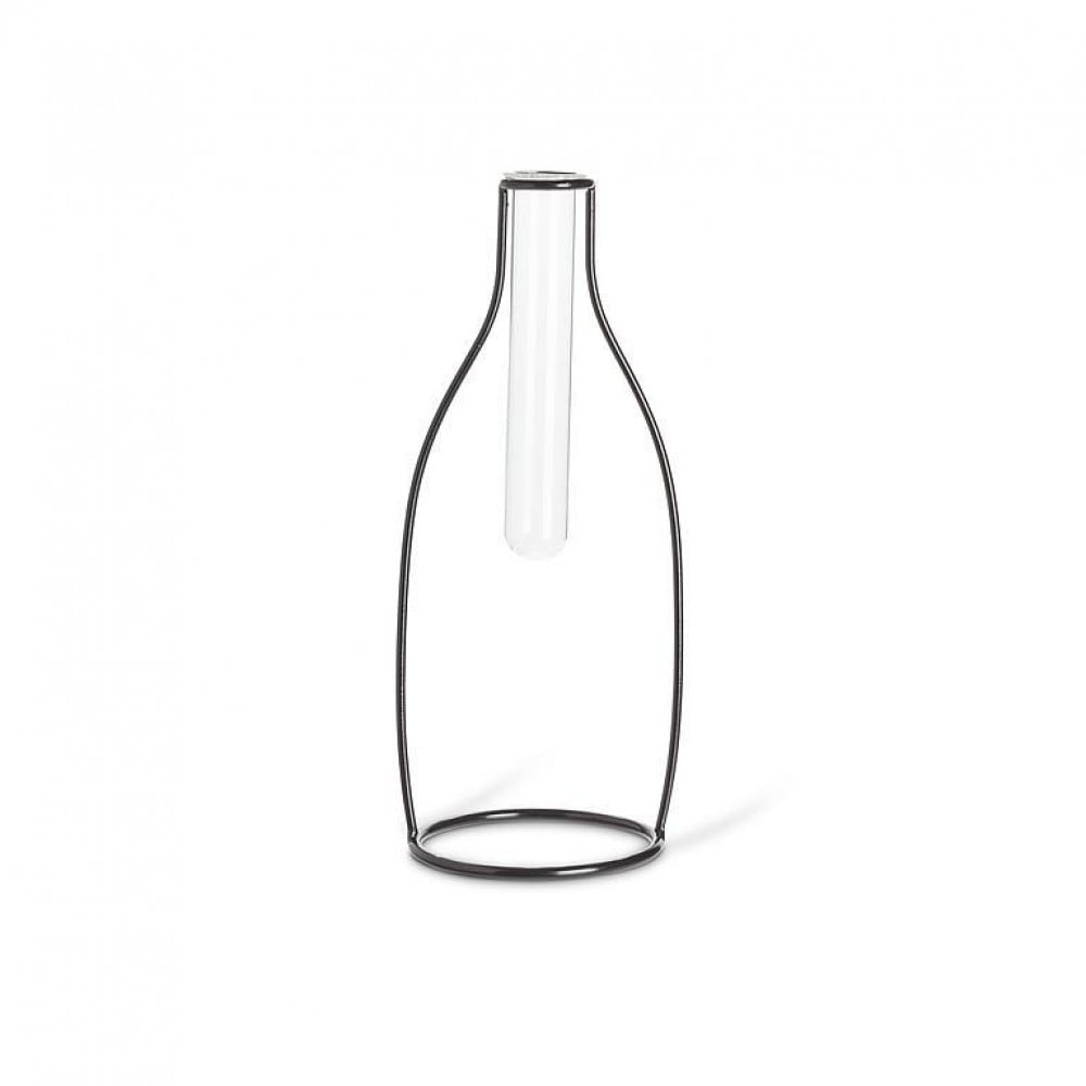 Bottle Shape Frame With Test Tube Vase
