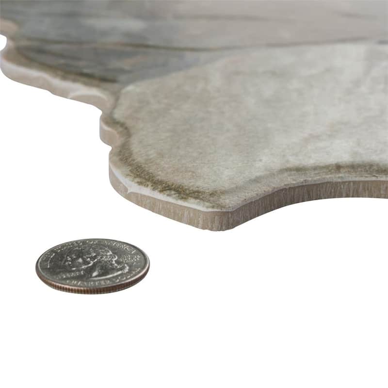 Merola Tile Canet Gris 17" x 17" Porcelain Floor and Wall Tile