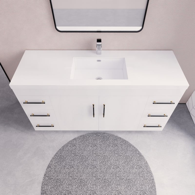 Eliza 60'' Freestanding Vanity with Single Sink