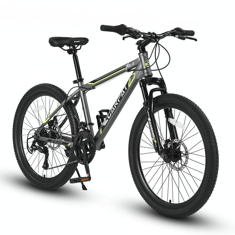 24 Inch Shimano 21 Speed Mountain Bicycle with Daul Disc Brakes