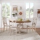 preview thumbnail 17 of 23, Eleanor Two-tone Oval Solid Wood Dining Table by iNSPIRE Q Classic