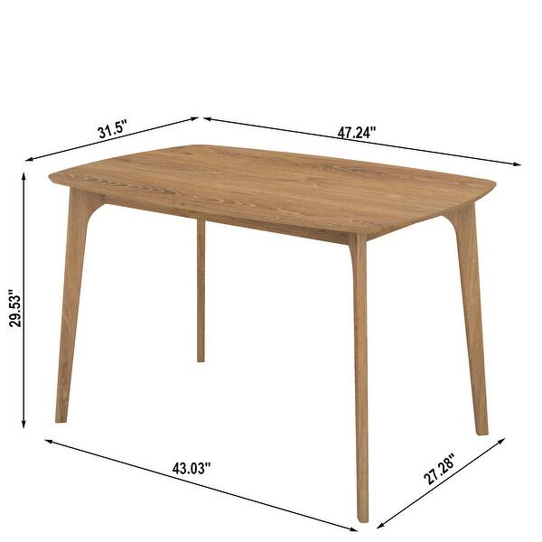 Classic Design Solid Wood Dining Table - Bed Bath & Beyond - 39194565