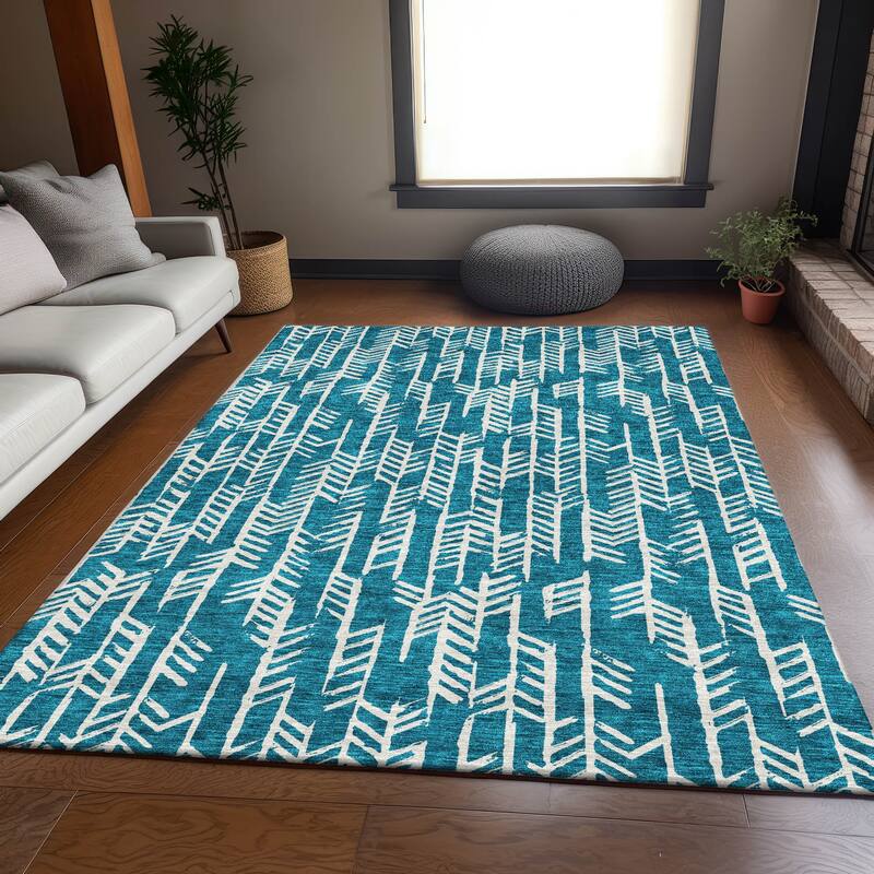 Premium Washable Super Soft Modern Arrows Mayfield Rug