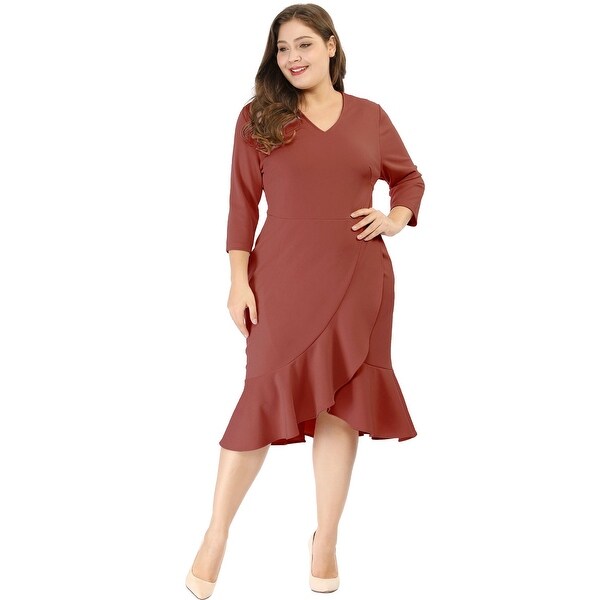 midi plus size cocktail dresses