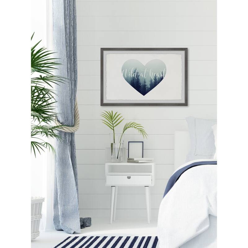 Wild at Heart Framed Wall Art, Elegant Home Touch - Sophisticated Artwork for Refined Décor