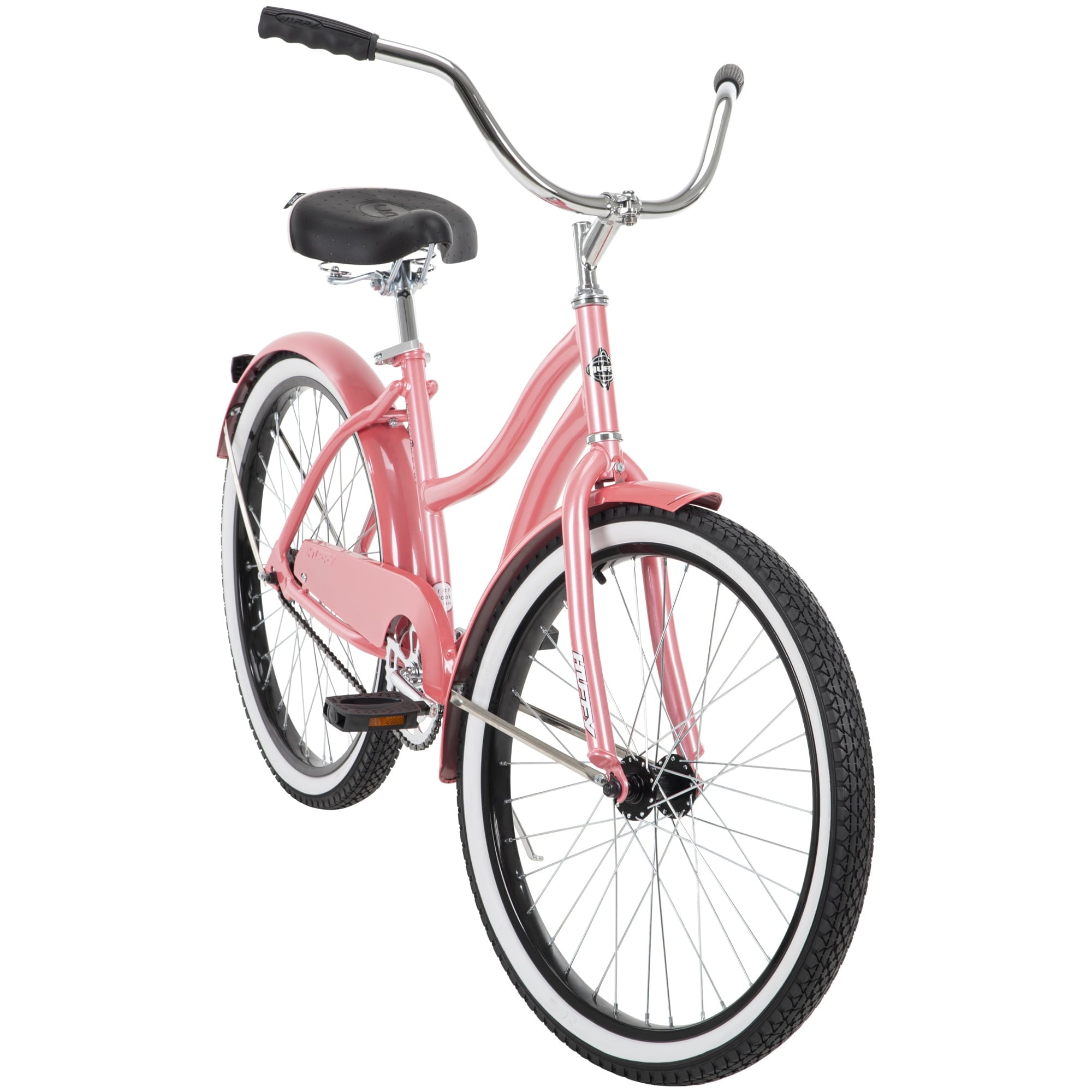 Bike Pink Huffy Beach HUFFY GOOD VIBRATIONS KIDS BEACH CRUISER, 24