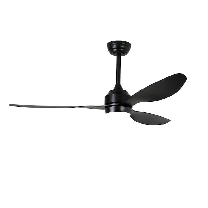 Sofucor 52" Ceiling Fan with Lights Quiet DC Motor 3 ABS Blade 6 Speed Levels,Remote Control,for Patio Living Room,Bedroom
