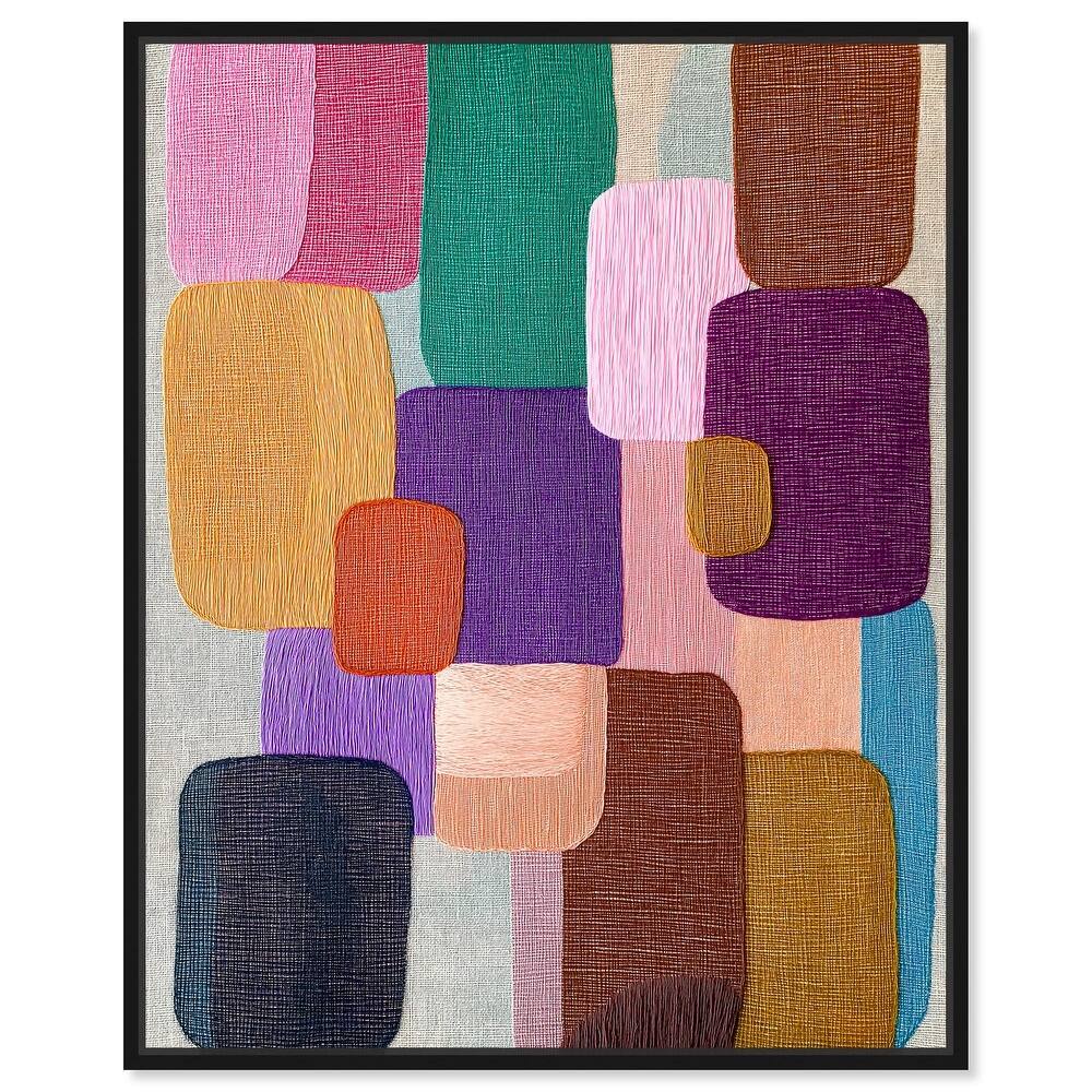 Color Block Cadence I Canvas by Art Remedy