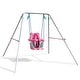 preview thumbnail 3 of 6, Indoor/Outdoor Toddler Metal Swing with Safety Harness, Foldable Frame
