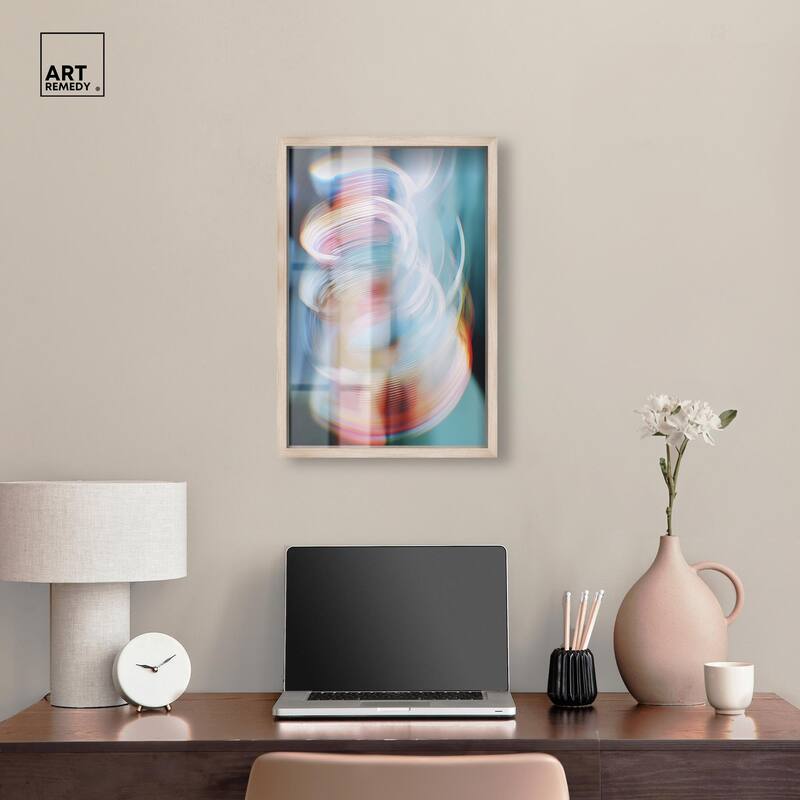 Swirling Light II Shadowbox by Art Remedy