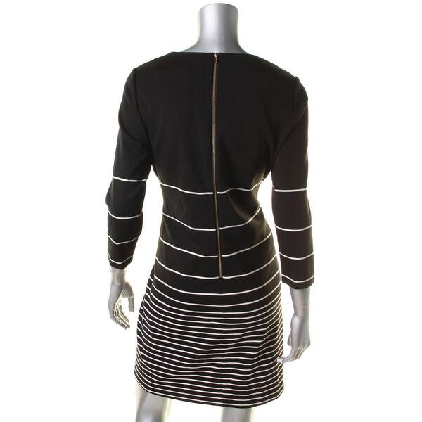 Shop Calvin Klein Womens Semi Formal Dress 3 4 Sleeve Knee Length