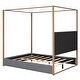 preview thumbnail 19 of 28, Full Size Metal Loft Bed with Storage Shelves, Cabinets and Wardrobe Metal Support Bed Frame for Kids, No Box Spring Needed