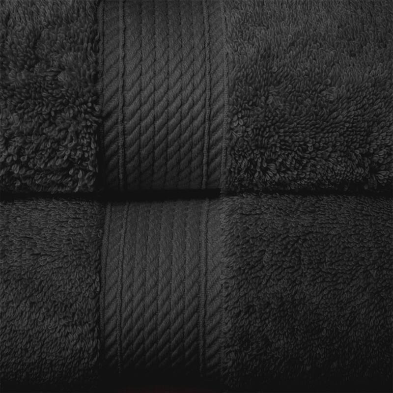 Blue Nile Mills Egyptian Cotton Plush Heavyweight 750 GSM Absorbent Bath Towel Set