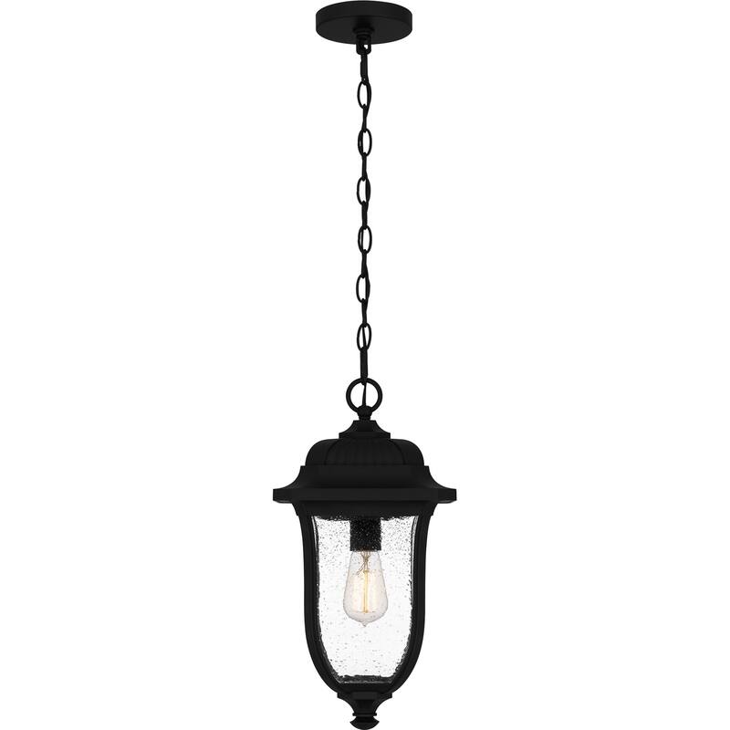 Bellevue QZP68569 Delly 9" Wide Mini Pendant with Seedy Glass Shade