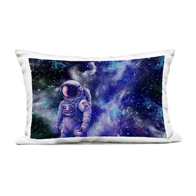 Stupell Astronaut Lost in Space Printed Outdoor Throw Pillow Design by Jesse Keith