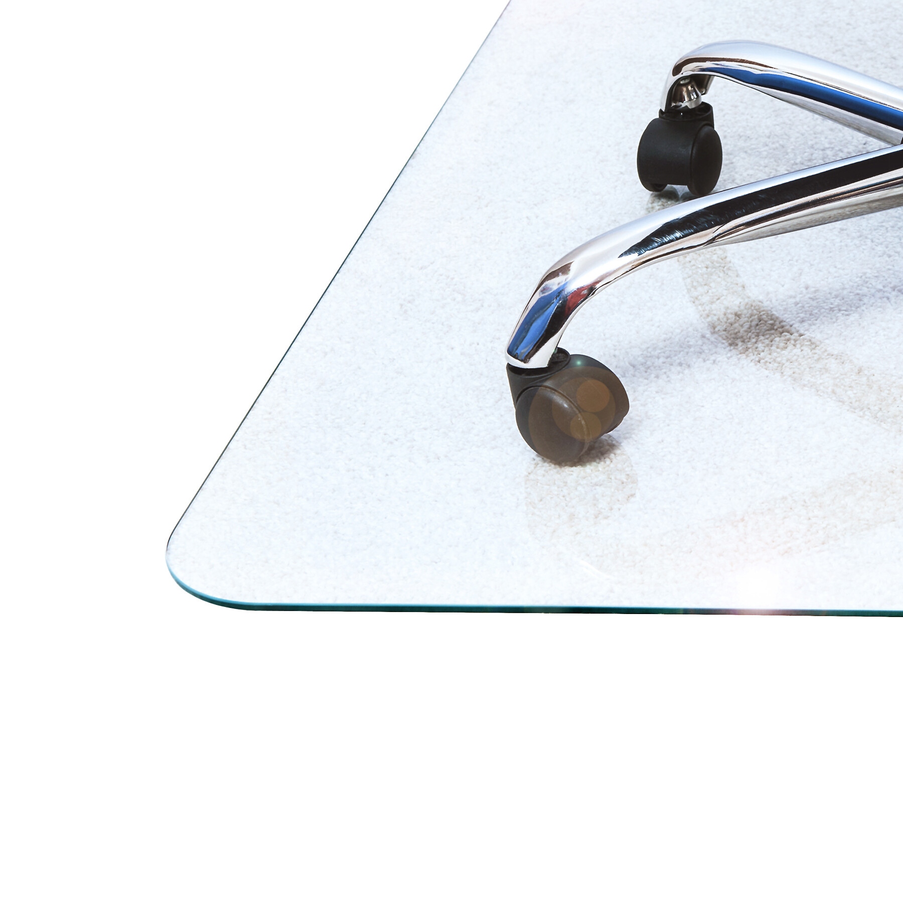Glaciermat glass chair mat clearance
