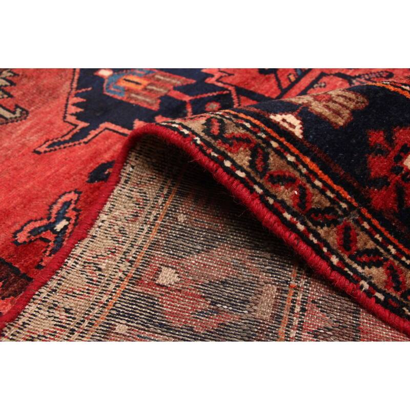 ECARPETGALLERY Hand-knotted Anadol Red Wool Rug - 3'7 x 13'7